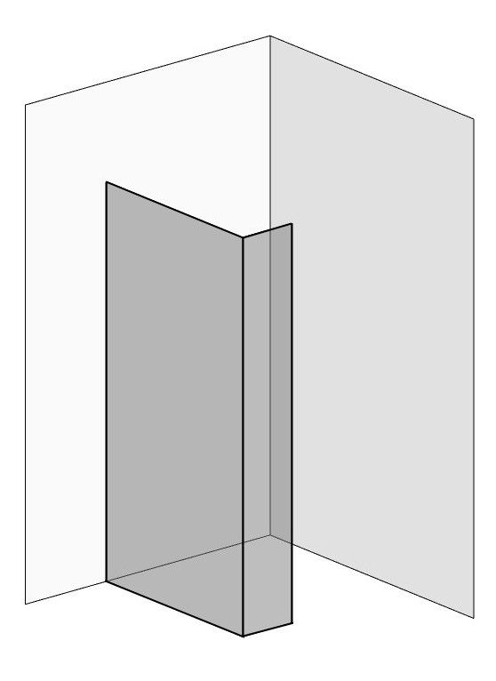 Rahmenlose Walk-in Duschkabinen aus Glas