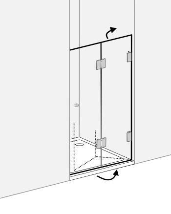 Fünfeck duschkabine 100x100 Fünfeck duschkabine 100x100