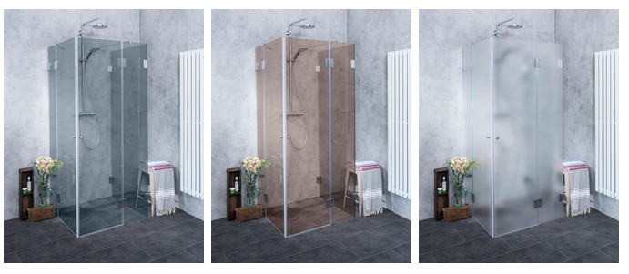 duschen in glasarten