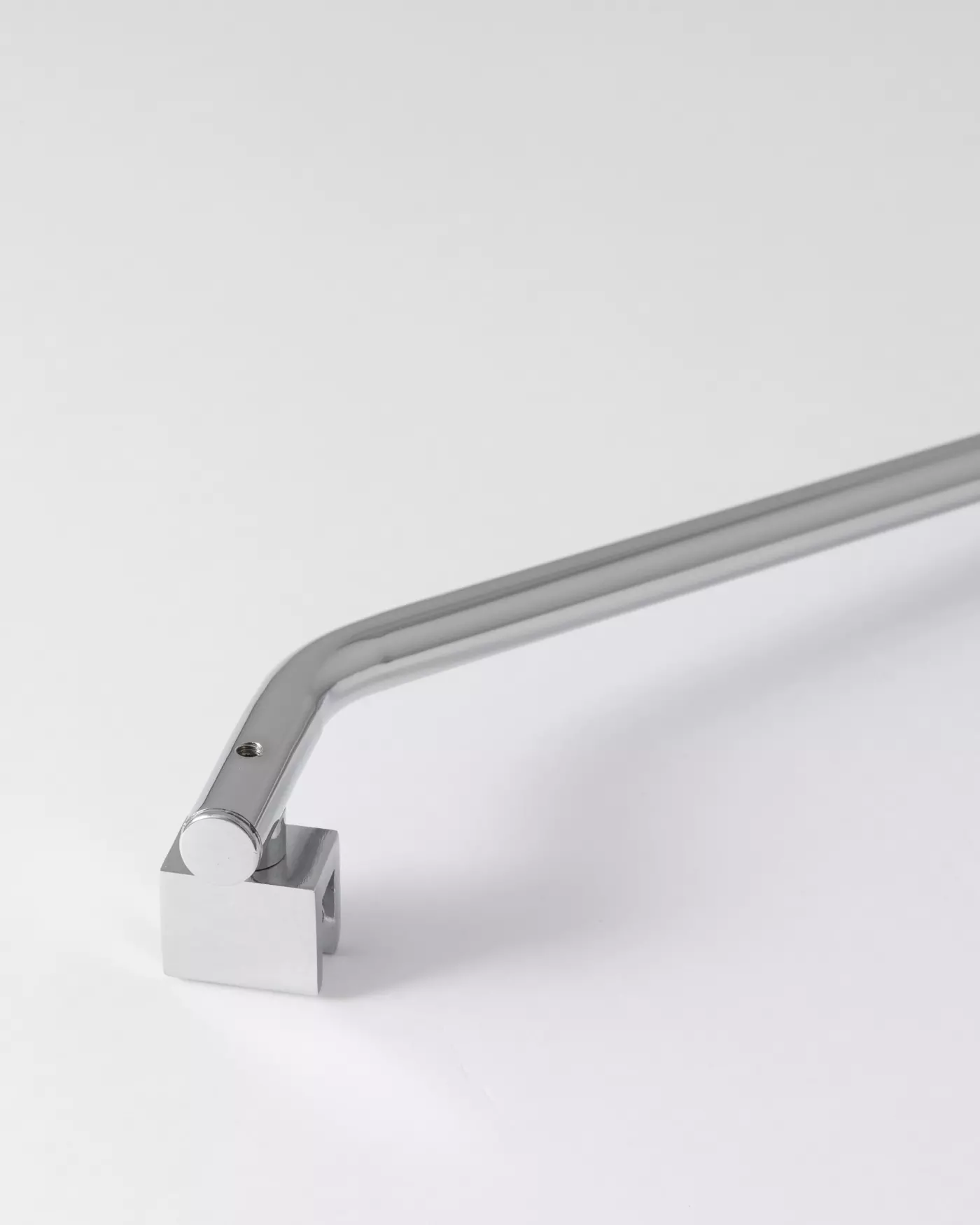Wandarmset lang über Eck Chrom 25x60cm
