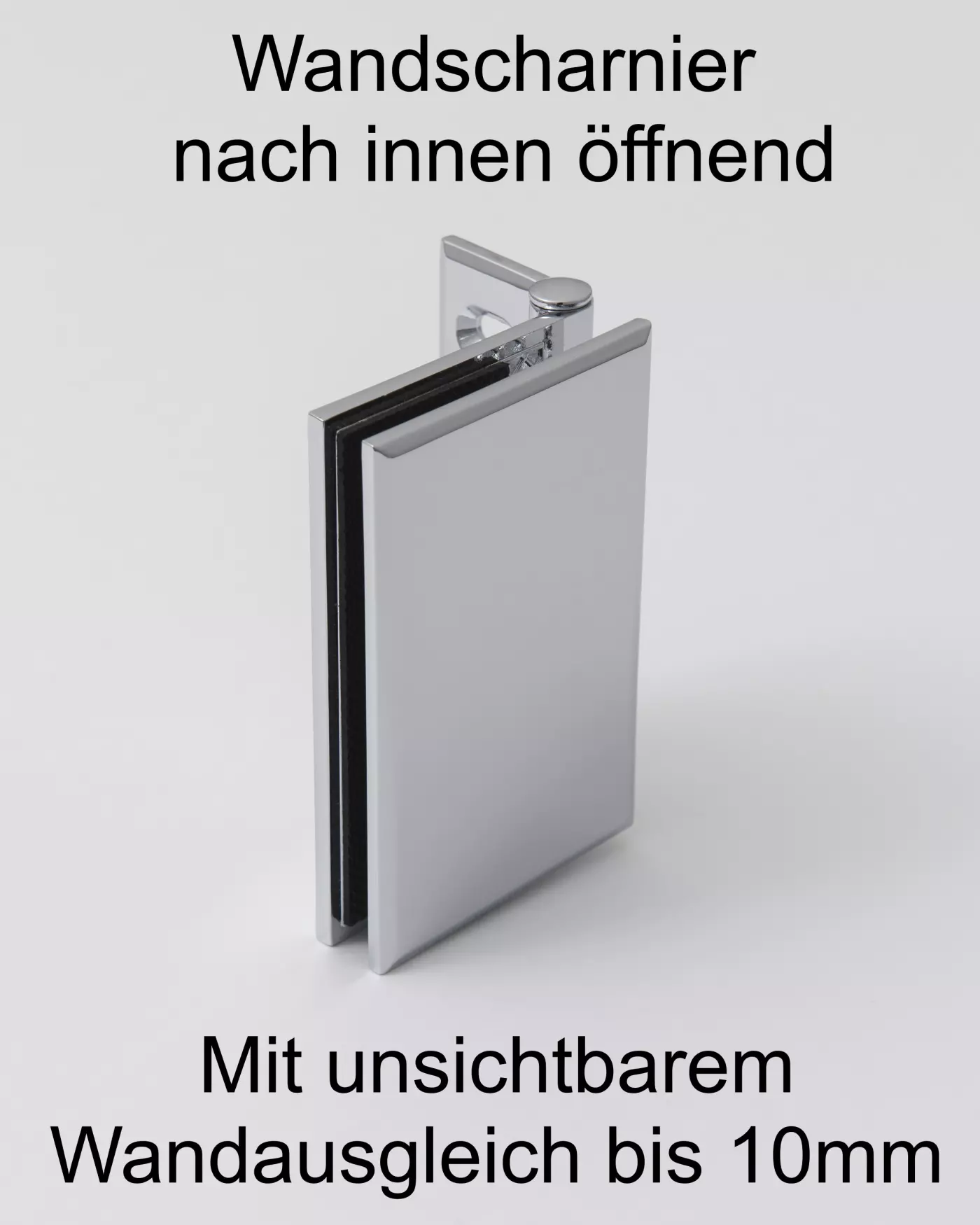 Eckdusche 120x80 Falttür & Tür an Festteil mit Duschwanne