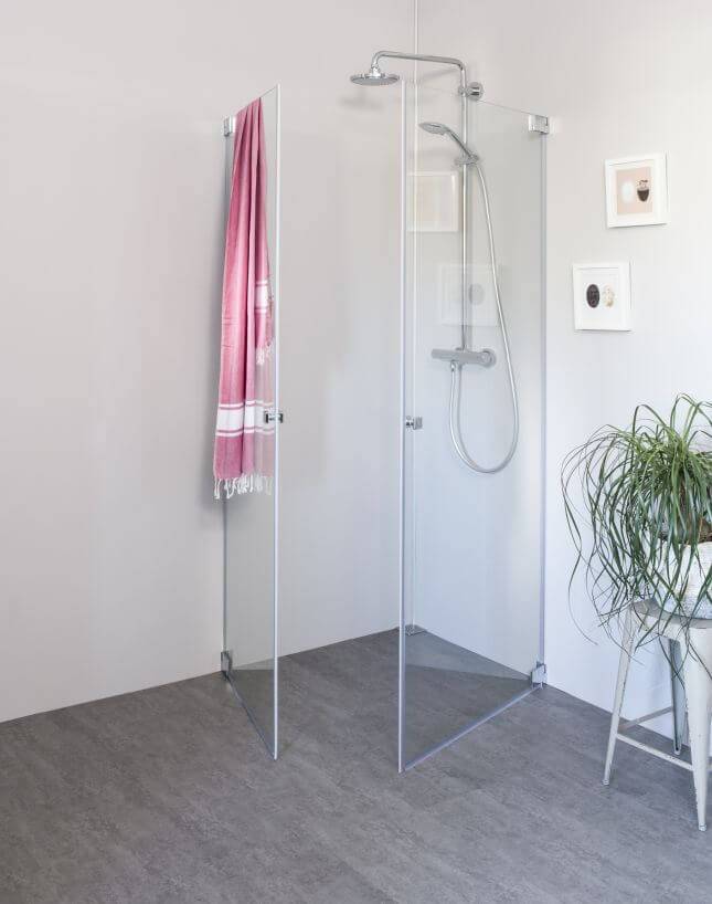 Pendeltür Eckdusche G1W