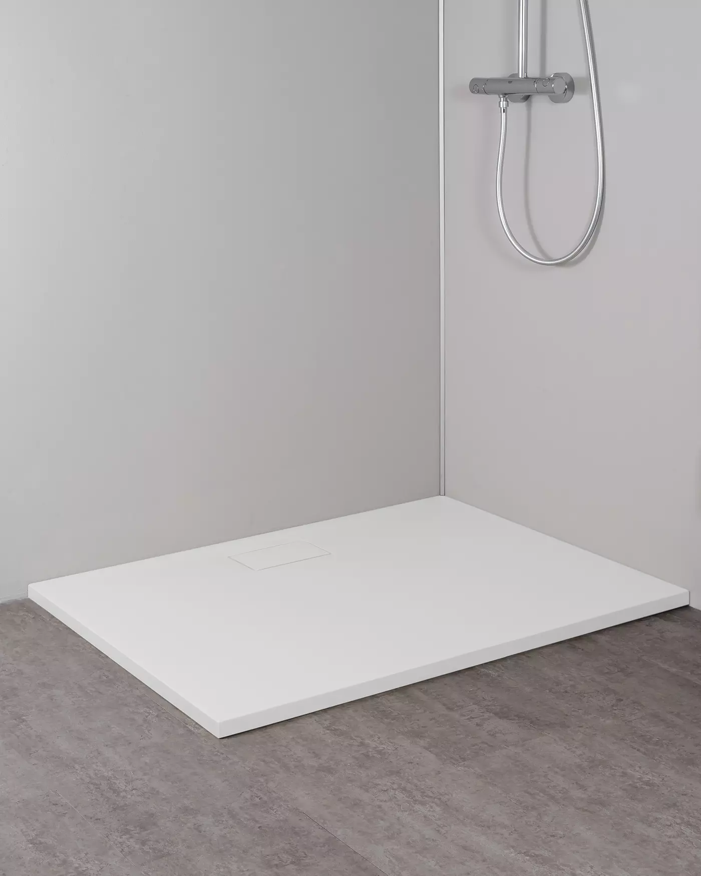 Duschrückwand, Duschwanne, Bodenelement, Reichweite, FlügelbareDuschfläche
