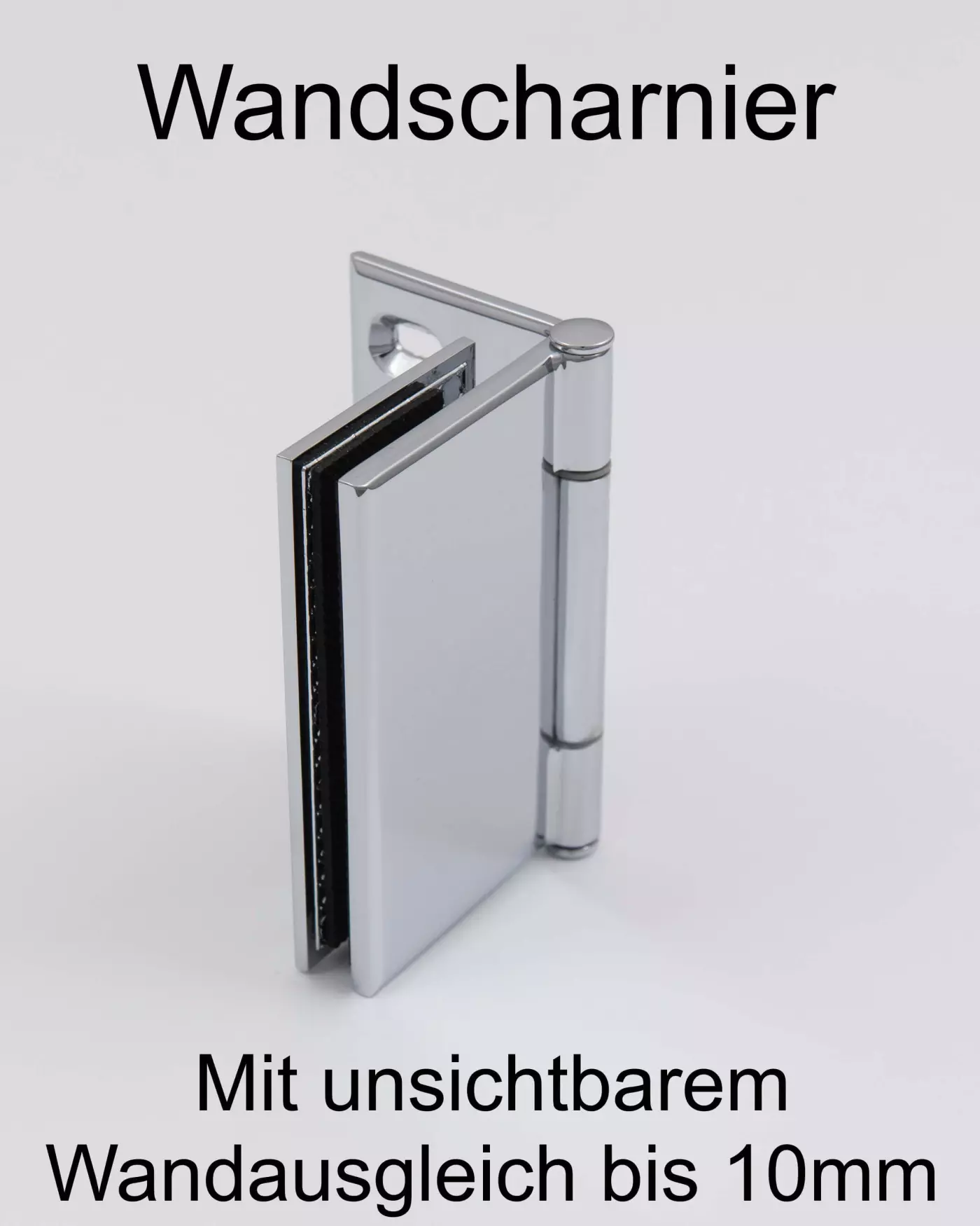 Eckdusche neben Badewanne mit Festwand verkürzt & Tür an Wand