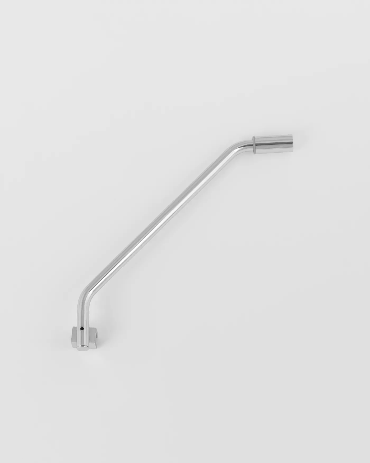 Wandarmset lang über Eck Chrom 25x60cm