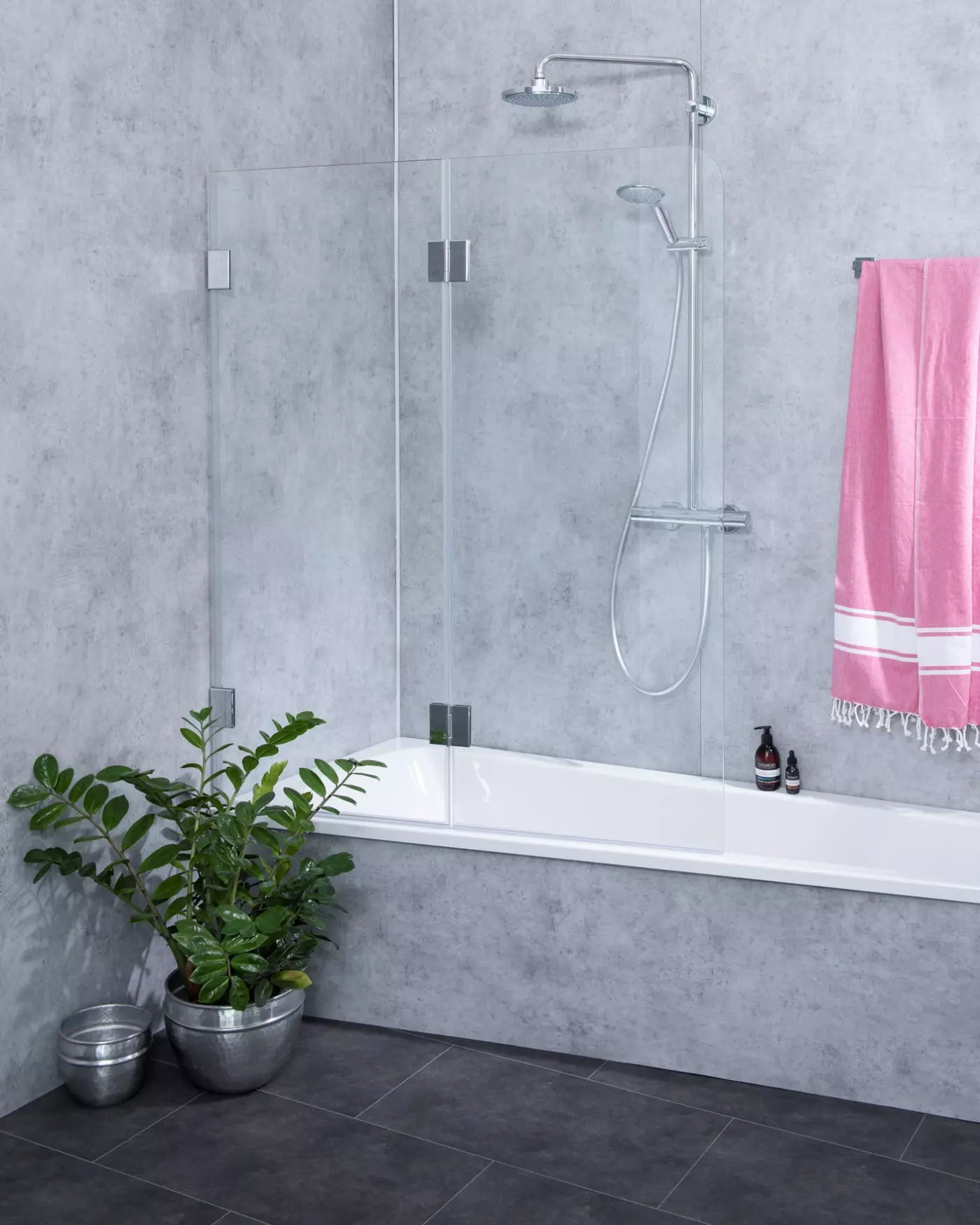 Faltwand Badewanne nach Maß