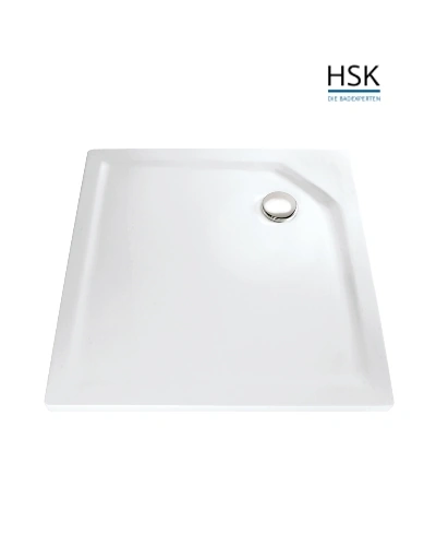 HSK Duschwanne quadratisch 90x90 cm H=3,5cm Acryl weiß
