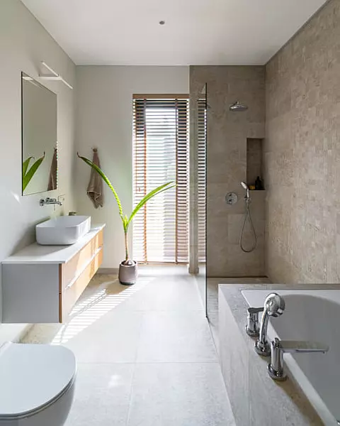 walk in dusche badezimmer