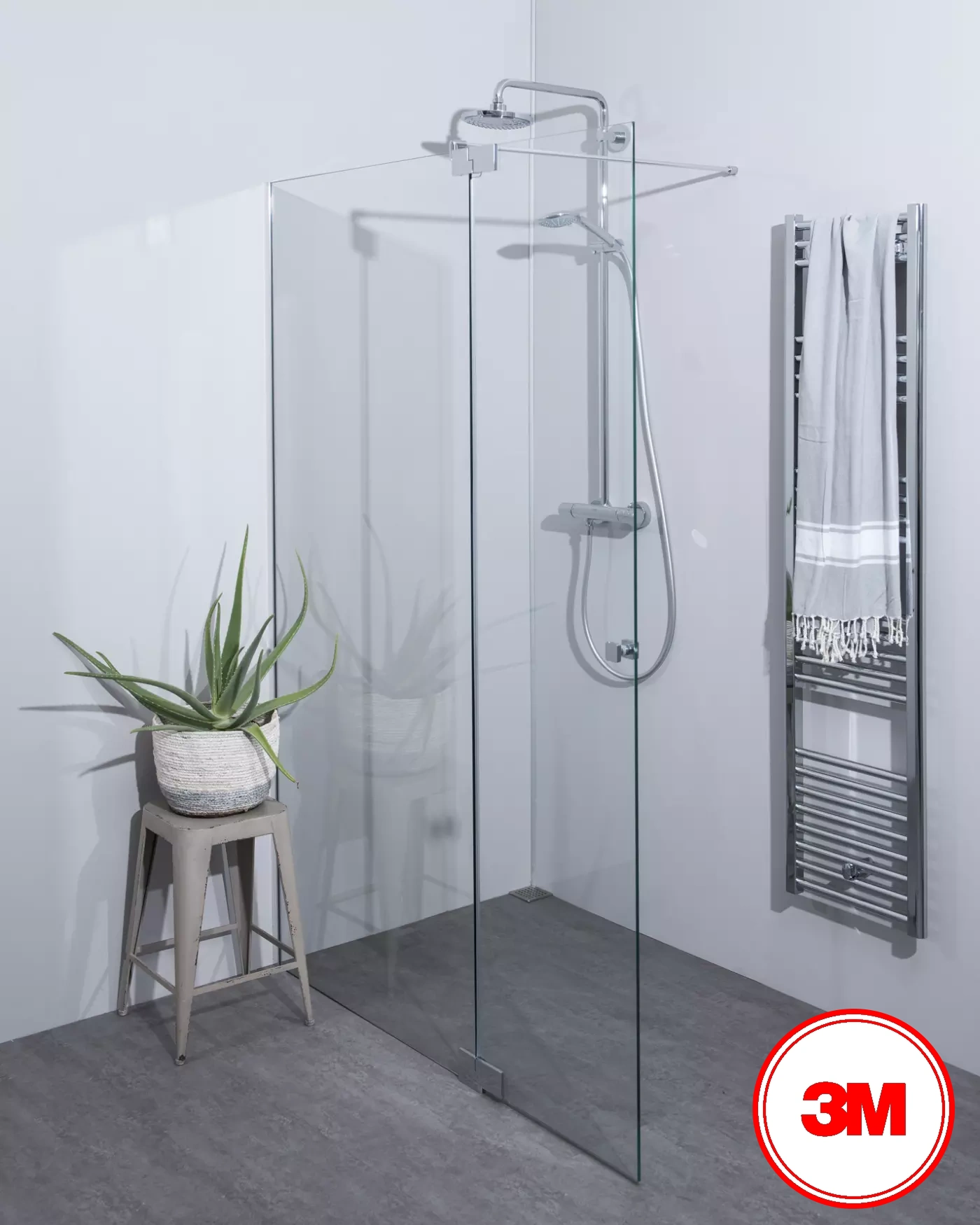 Dusche zum Kleben