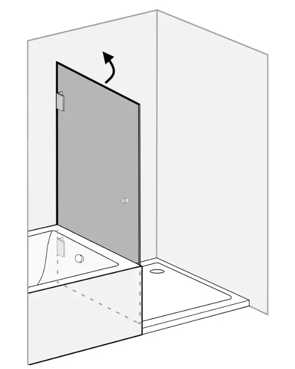 innentuer dusche