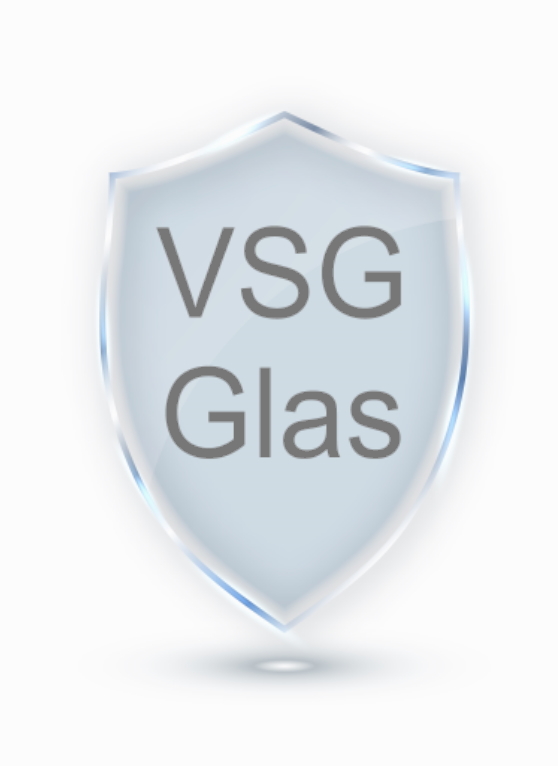 Duschwand VSG Glas