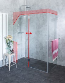 Maßdusche Dusche Glas nach Maß 
